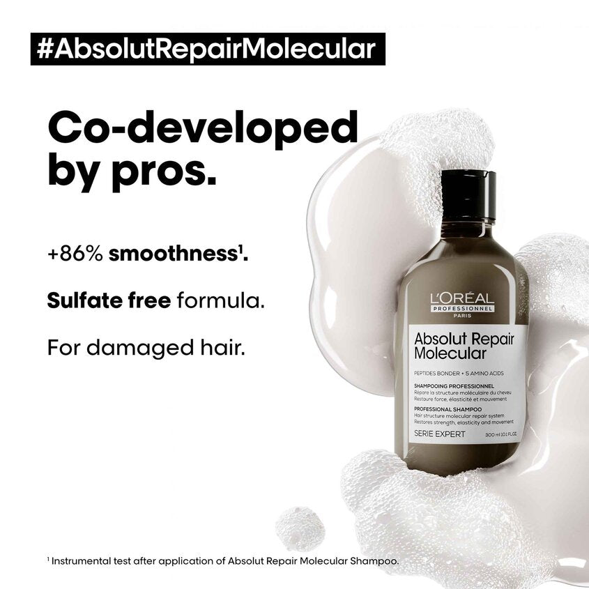 SERIE ABSOLUT REPAIR MOLECULAR SHAMPOO 300 ML