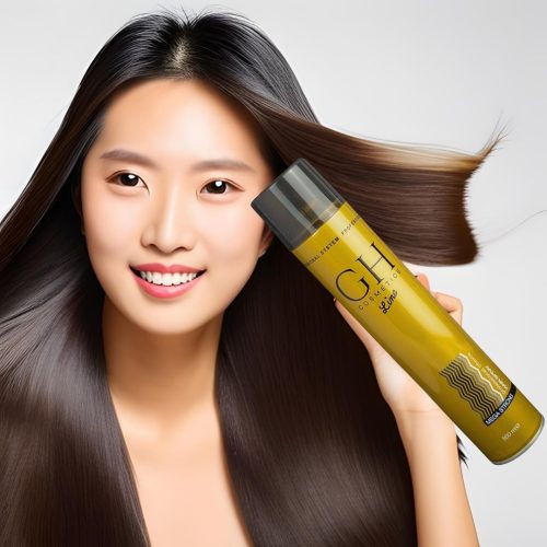 GH Cosmetics Mega Strong Spray 500ml - Powerful Hold & Versatile Styling - Image 3