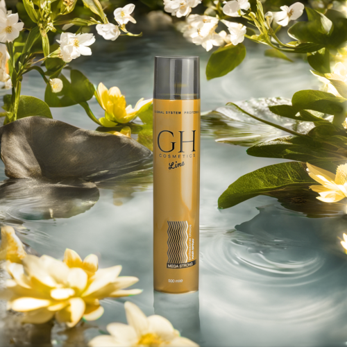 GH Cosmetics Mega Strong Spray 500ml - Powerful Hold & Versatile Styling - Image 2